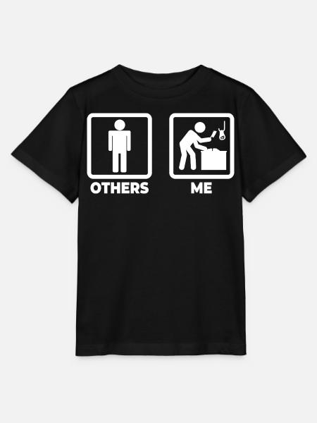 Ich als Metzger - Stanley/Stella Kinder T-Shirt MINI CREATOR - Schwarz