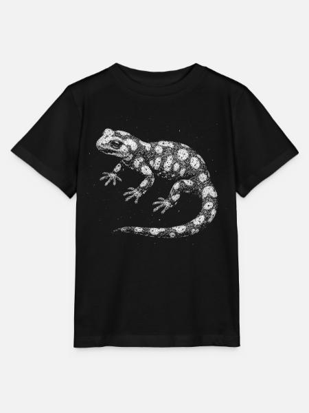 Feuersalamander - Stanley/Stella Kinder T-Shirt MINI CREATOR  - Schwarz