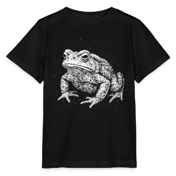 Crapaud - T-shirt bio MINI CREATOR Stanley/Stella Enfant - noir - Devant - Mikhail (115cm)