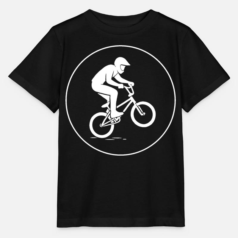 BMX pictogram - Stanley/Stella MINI CREATOR Kids’ T-Shirt - black