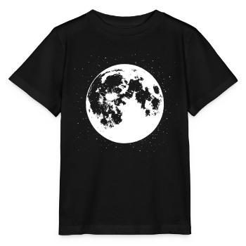 Vibrations de la pleine lune - T-shirt bio MINI CREATOR Stanley/Stella Enfant - noir - Devant - Mikhail (115cm)