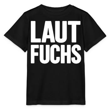 LAUTFUCHS - Stanley/Stella Kinder T-Shirt MINI CREATOR  - Schwarz - Vorne - Mikhail (115cm)