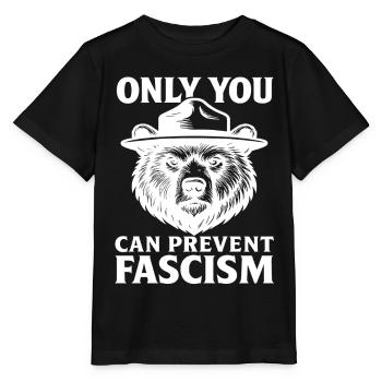 Vous seul pouvez empêcher la déclaration du fascisme - T-shirt bio MINI CREATOR Stanley/Stella Enfant - noir - Devant - Mikhail (115cm)