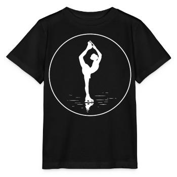 Eleganz auf Kufen - Stanley/Stella Kinder T-Shirt MINI CREATOR  - Schwarz - Vorne - Mikhail (115cm)