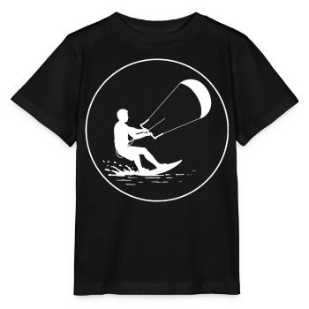 Wind im Griff - Stanley/Stella Kinder T-Shirt MINI CREATOR  - Schwarz - Vorne - Mikhail (115cm)
