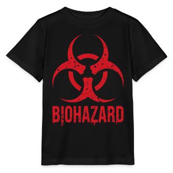 Biohazard Grunge Zombies Apokalypse Horror - Stanley/Stella Kinder T-Shirt MINI CREATOR  - Schwarz - Vorne - Mikhail (115cm)