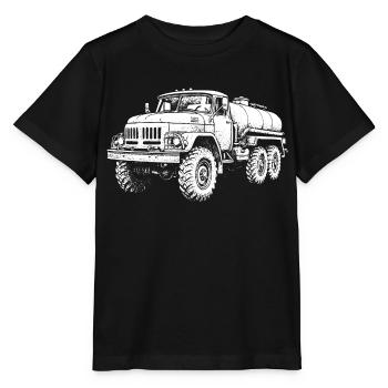 Colosse rétro robuste - T-shirt bio MINI CREATOR Stanley/Stella Enfant - noir - Devant - Mikhail (115cm)