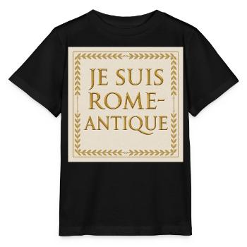 Je Suis Rome Antique - T-shirt bio MINI CREATOR Stanley/Stella Enfant - noir - Devant - Mikhail (115cm)