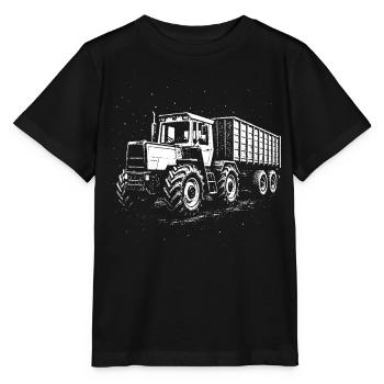 Centrale électrique la nuit - T-shirt bio MINI CREATOR Stanley/Stella Enfant - noir - Devant - Mikhail (115cm)