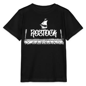 Rostock pour toujours - T-shirt bio MINI CREATOR Stanley/Stella Enfant - noir - Devant - Mikhail (115cm)