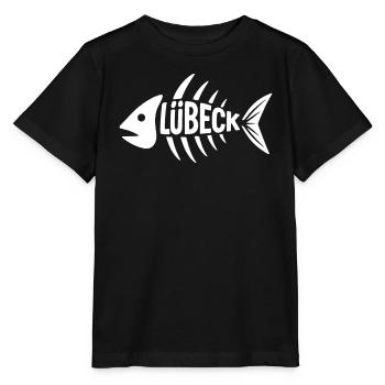 Lübecker Fischgrät - Stanley/Stella Kinder T-Shirt MINI CREATOR  - Schwarz - Vorne - Mikhail (115cm)