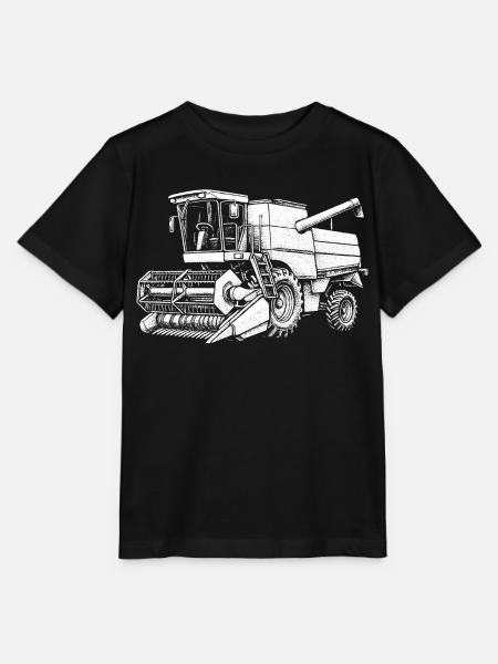 Erntemaschine Feldgigant auf Reifen - Stanley/Stella Kinder T-Shirt MINI CREATOR  - Schwarz
