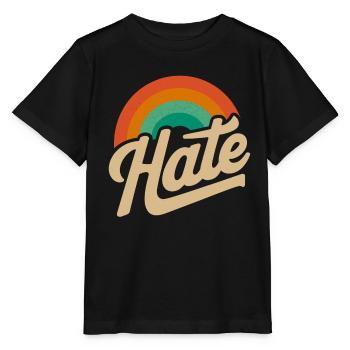 Hate aber auf eine nette weise - Stanley/Stella Kinder T-Shirt MINI CREATOR  - Schwarz - Vorne - Mikhail (115cm)