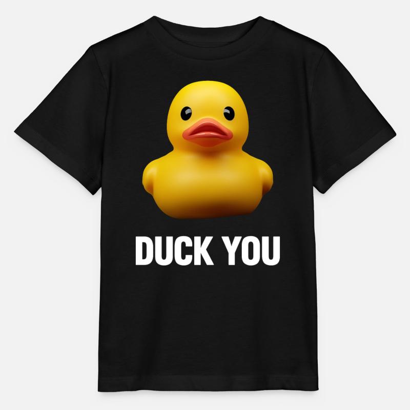 Duck ou - Stanley/Stella MINI CREATOR Kids’ T-Shirt - black