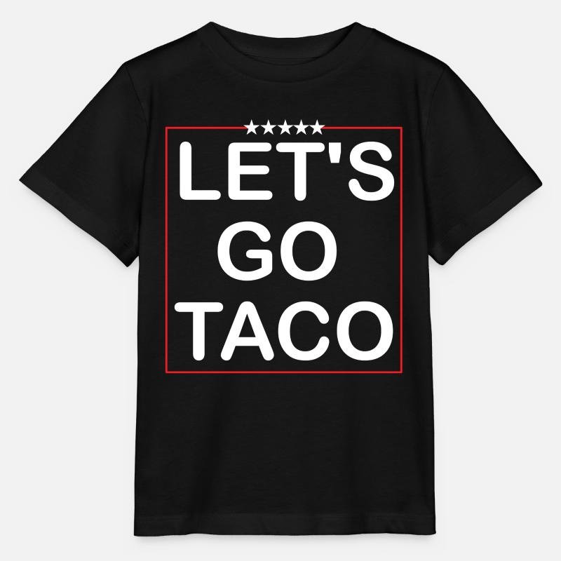 Lets goTaco - Stanley/Stella MINI CREATOR Kids’ T-Shirt - black