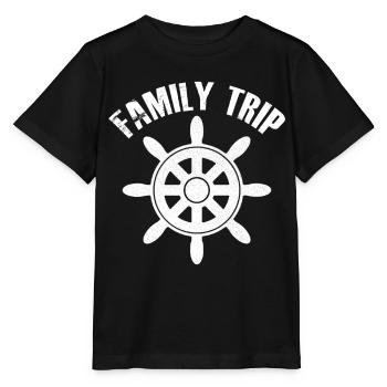 Cruise Trip Ship Family Trip vacation shirt - Stanley/Stella MINI CREATOR Kids’ T-Shirt - black - Front - Mikhail (115cm)