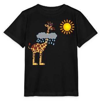 In search of the sun - Stanley/Stella MINI CREATOR Kids’ T-Shirt - black - Front - Mikhail (115cm)