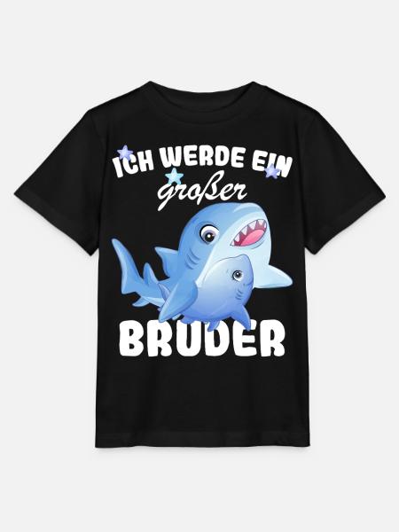 Nachwuchs Verkünden | Ich Werde Großer Bruder 2027 - Stanley/Stella Kinder T-Shirt MINI CREATOR - Schwarz