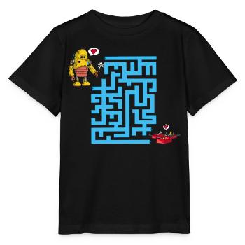 Das Labyrinth der Liebe - Stanley/Stella Kinder T-Shirt MINI CREATOR  - Schwarz - Vorne - Mikhail (115cm)