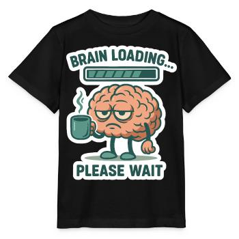 Belastung des Gehirns - Stanley/Stella Kinder T-Shirt MINI CREATOR  - Schwarz - Vorne - Mikhail (115cm)