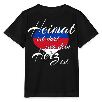 - blue, red, white - Stanley/Stella MINI CREATOR Kids’ T-Shirt - black - Front - Mikhail (115cm)