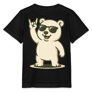Arctic Rocker - Stanley/Stella MINI CREATOR Kids’ T-Shirt - black - Front - Mikhail (115cm)