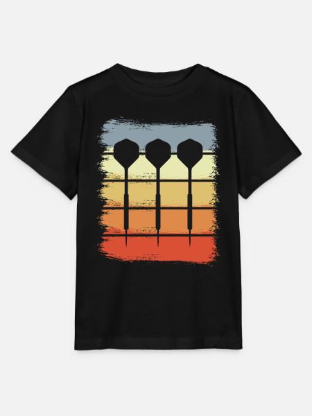 Retro Dartpfeile - Stanley/Stella Kinder T-Shirt MINI CREATOR  - Schwarz