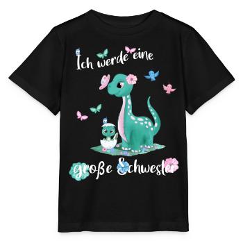 Announcing offspring I'm going to be a big sister in 2027 - Stanley/Stella MINI CREATOR Kids’ T-Shirt - black - Front - Mikhail (115cm)