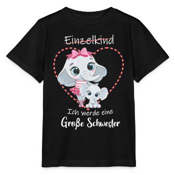 Announcing offspring I'm going to be a big sister in 2027 - Stanley/Stella MINI CREATOR Kids’ T-Shirt - black - Front - Mikhail (115cm)