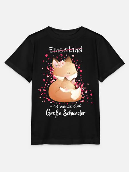 Nachwuchs Verkünden Ich Werde Große Schwester 2027 - Stanley/Stella Kinder T-Shirt MINI CREATOR  - Schwarz