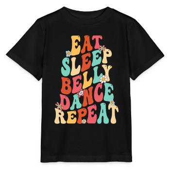 Danse orientale Danse orientale Manger dormir Danse orientale - T-shirt bio MINI CREATOR Stanley/Stella Enfant - noir - Devant - Mikhail (115cm)