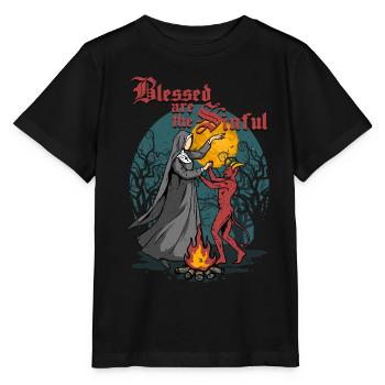 Occultism Demonology Tarot - Stanley/Stella MINI CREATOR Kids’ T-Shirt - black - Front - Mikhail (115cm)