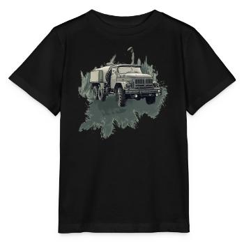 ZIL 131 – Icon of the Road - Stanley/Stella MINI CREATOR Kids’ T-Shirt - black - Front - Mikhail (115cm)