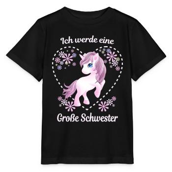 Announcing offspring I'm going to be a big sister in 2027 - Stanley/Stella MINI CREATOR Kids’ T-Shirt - black - Front - Mikhail (115cm)
