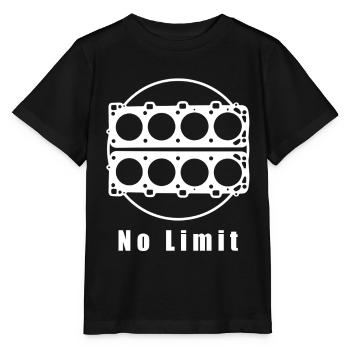 No Limit – 8 cylinder power - Stanley/Stella MINI CREATOR Kids’ T-Shirt - black - Front - Mikhail (115cm)