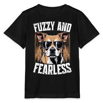 Kangal Chien Flou Et Intrépide - T-shirt bio MINI CREATOR Stanley/Stella Enfant - noir - Devant - Mikhail (115cm)