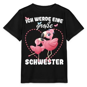 Nachwuchs Verkünden Ich Werde Große Schwester 2027 - Stanley/Stella Kinder T-Shirt MINI CREATOR  - Schwarz - Vorne - Mikhail (115cm)