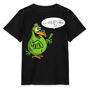 Smart bird - Stanley/Stella MINI CREATOR Kids’ T-Shirt - black - Front - Mikhail (115cm)