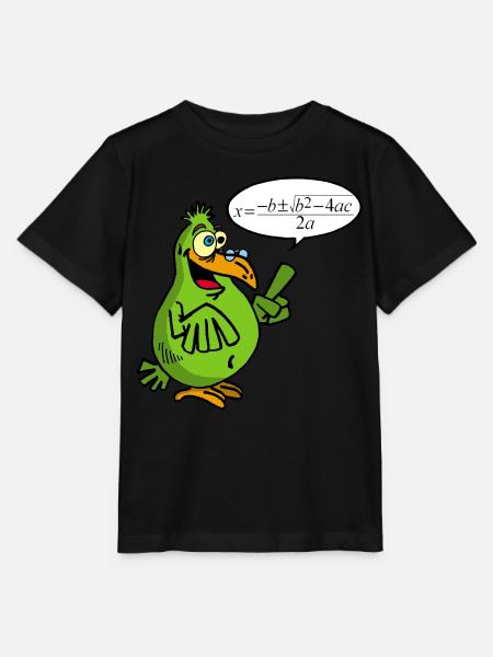 Intelligenter Vogel - Stanley/Stella Kinder T-Shirt MINI CREATOR  - Schwarz