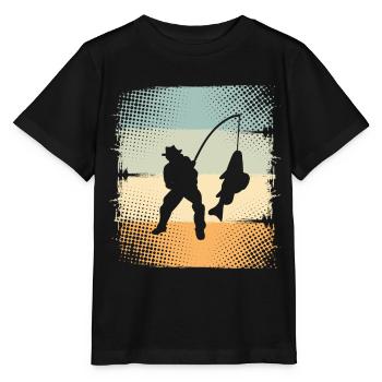 Angling - Stanley/Stella MINI CREATOR Kids’ T-Shirt - black - Front - Mikhail (115cm)