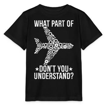 quelle partie de ne comprenez-vous pas - T-shirt bio MINI CREATOR Stanley/Stella Enfant - noir - Devant - Mikhail (115cm)