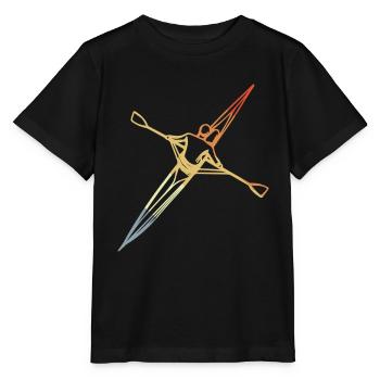 Rudder Sketch Vintage Look - Stanley/Stella MINI CREATOR Kids’ T-Shirt - black - Front - Mikhail (115cm)