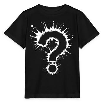 Quel point d’interrogation Splash - T-shirt bio MINI CREATOR Stanley/Stella Enfant - noir - Devant - Mikhail (115cm)