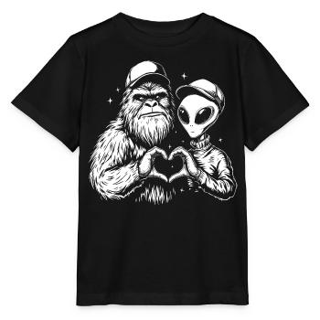 SpaceLove Creative Friends Hybrid - Stanley/Stella MINI CREATOR Kids’ T-Shirt - black - Front - Mikhail (115cm)
