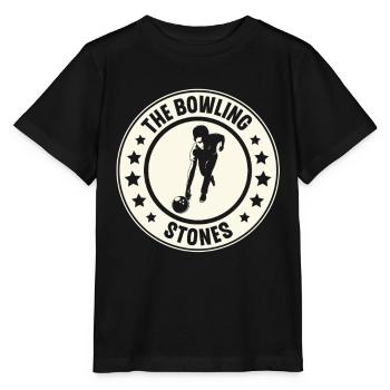 Bowling - Stanley/Stella Kinder T-Shirt MINI CREATOR  - Schwarz - Vorne - Mikhail (115cm)