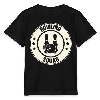 Bowling - Stanley/Stella Kinder T-Shirt MINI CREATOR  - Schwarz - Vorne - Mikhail (115cm)