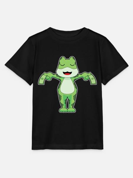 Frosch Banknote - Stanley/Stella Kinder T-Shirt MINI CREATOR  - Schwarz