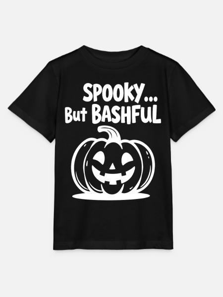 Spooky but Bashful - Stanley/Stella Kinder T-Shirt MINI CREATOR - Schwarz