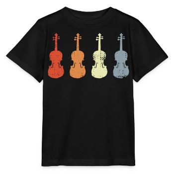Vintage Geigen Modelle - Stanley/Stella Kinder T-Shirt MINI CREATOR  - Schwarz - Vorne - Mikhail (115cm)
