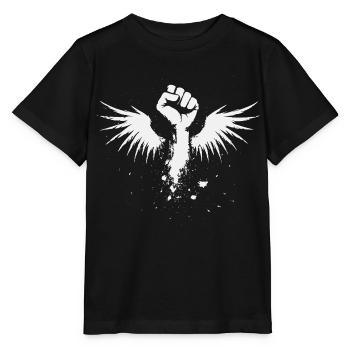 Les ailes de la force - T-shirt bio MINI CREATOR Stanley/Stella Enfant - noir - Devant - Mikhail (115cm)